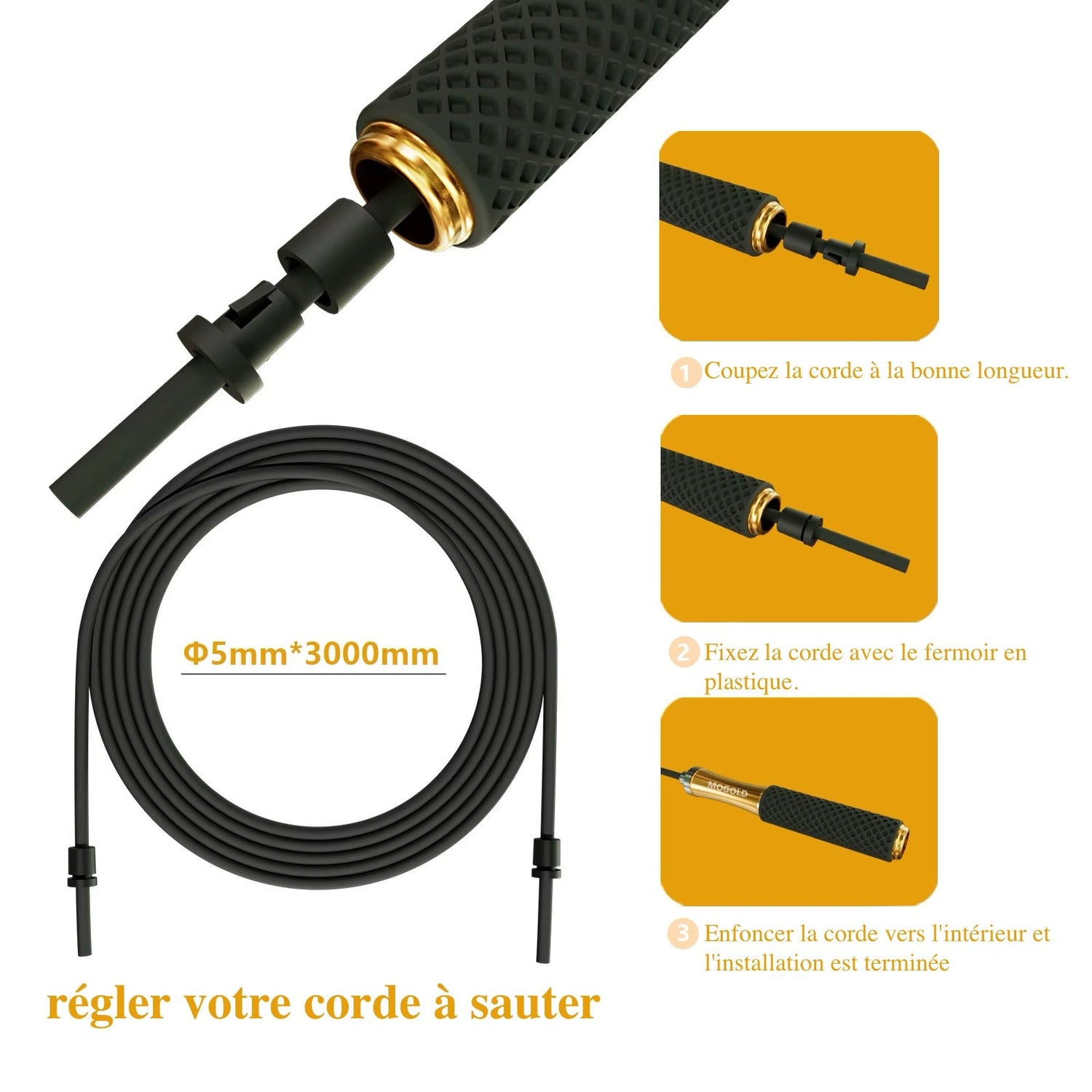 Cordes à sauter pour le cardio et la perte de poids