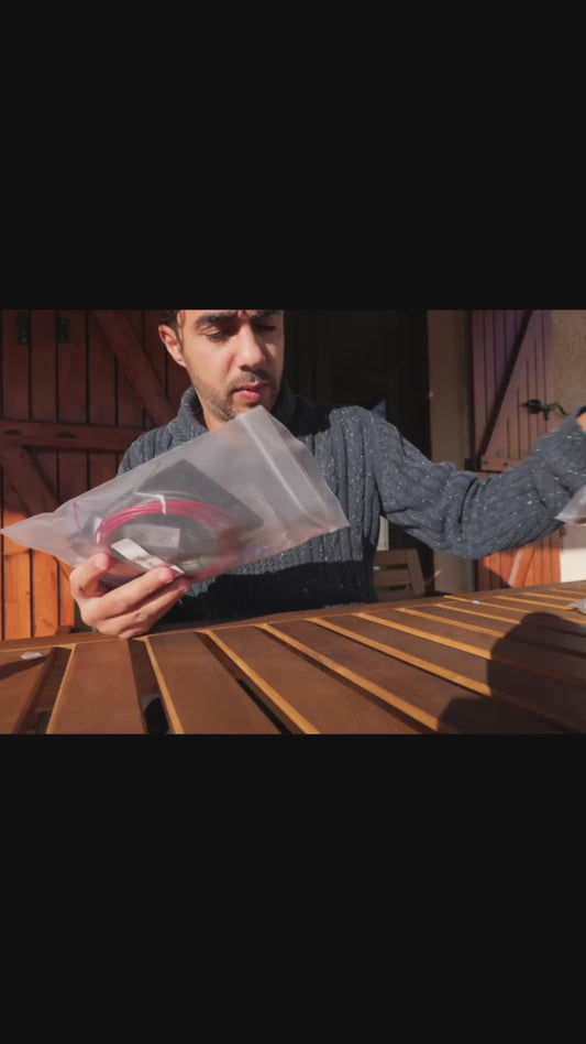 Corde à sauter de vitesse en maille de fer, poignée antidérapante